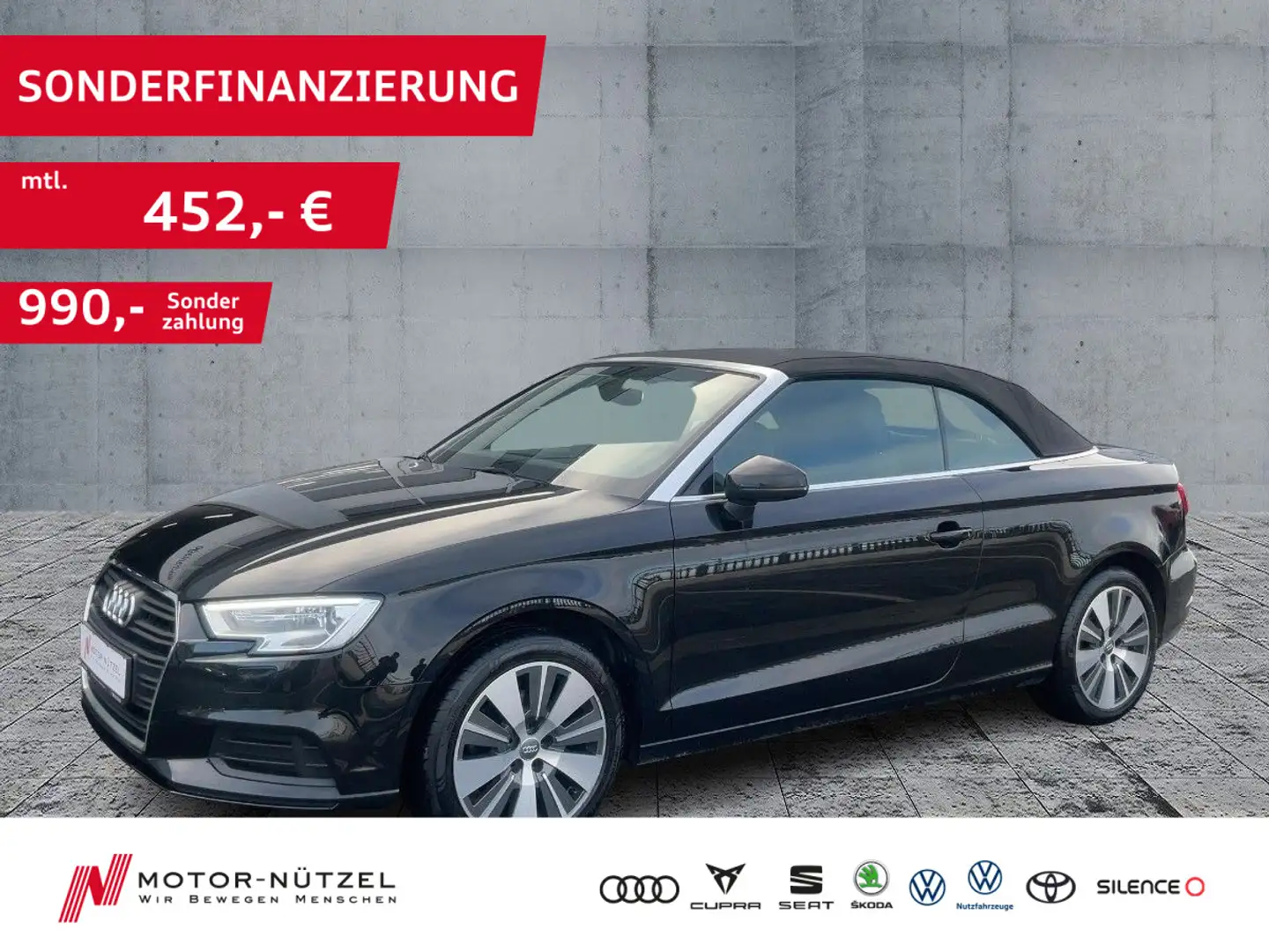 Audi A3 2.0 TDI BI-XEN+NAV+SHZ+PDC+GRA+VC Schwarz - 1