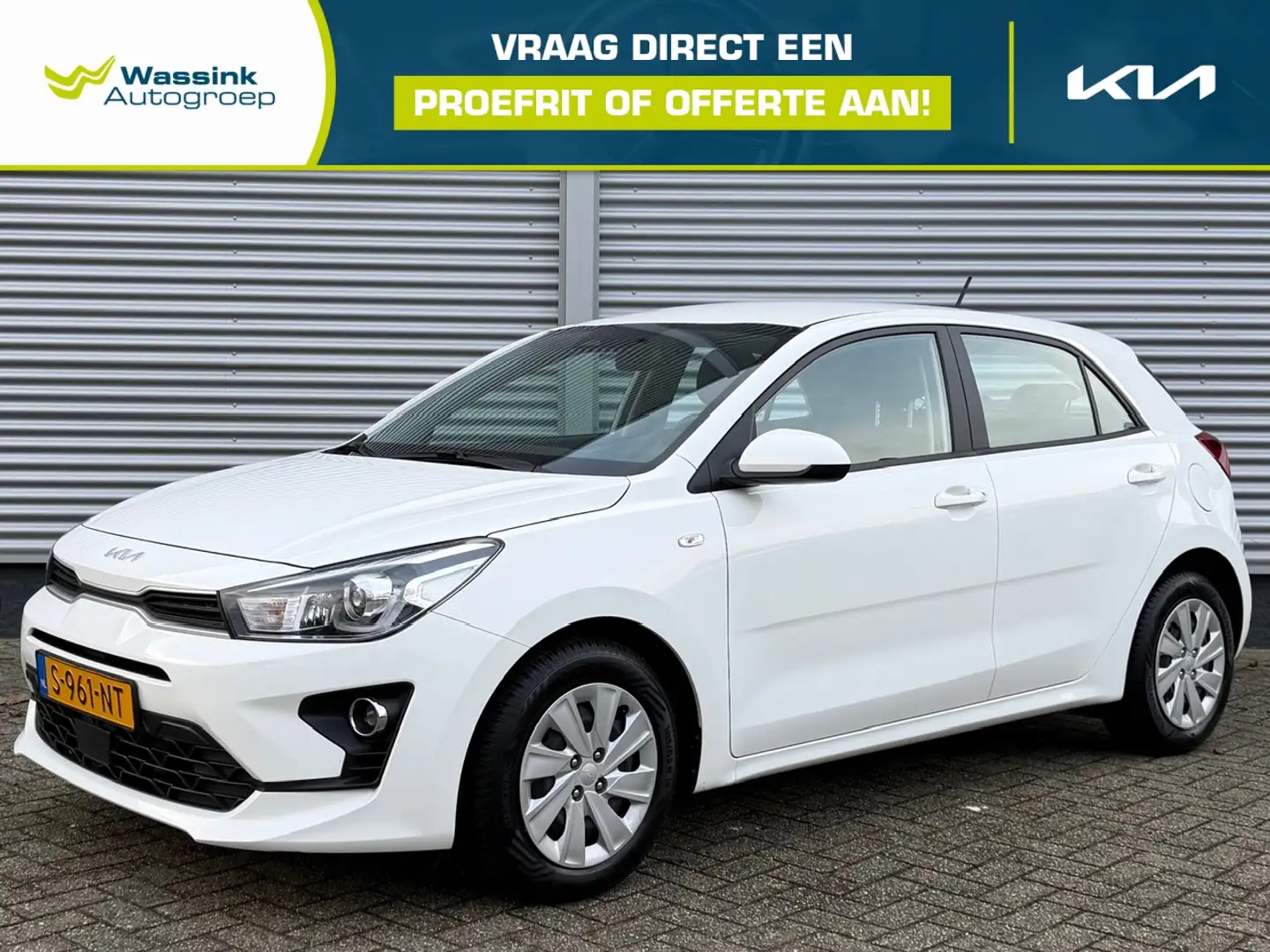 Kia Rio 1.0 T-GDI MHEV 100pk ComfortLine | Bluetooth | Air Weiß - 1