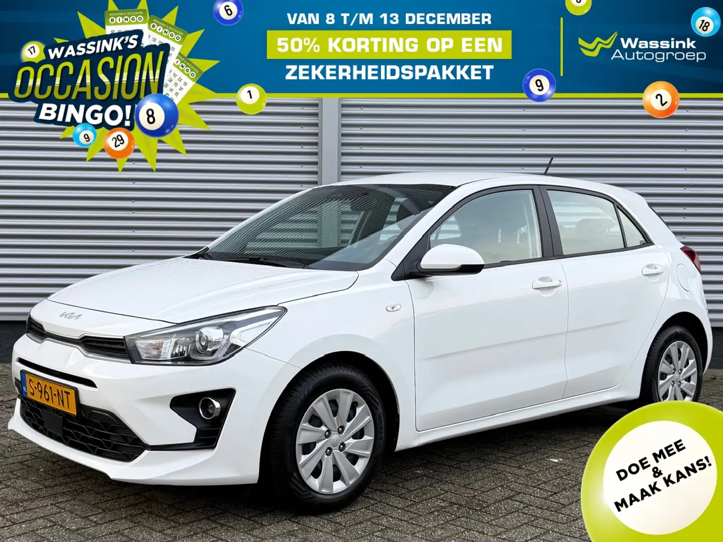 Kia Rio 1.0 T-GDI MHEV 100pk ComfortLine | Bluetooth | Air Bílá - 1