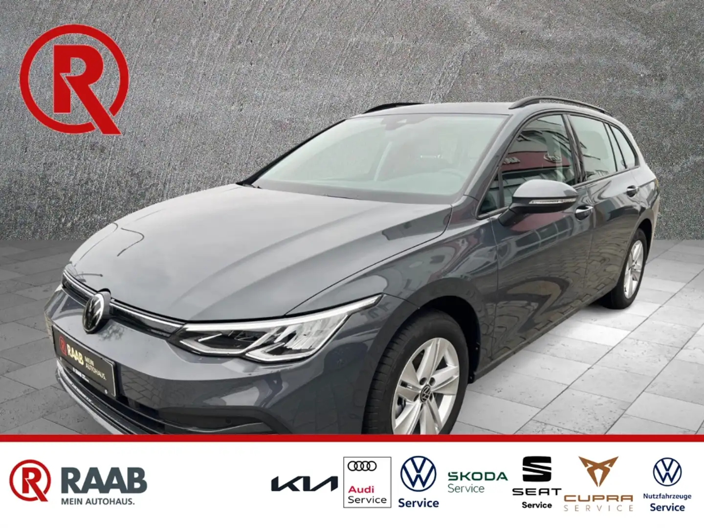 Volkswagen Golf Variant VIII 1.5 TSI Life 6-Gang LED Navi AHK SHZ PDCv+h 3 Grau - 1