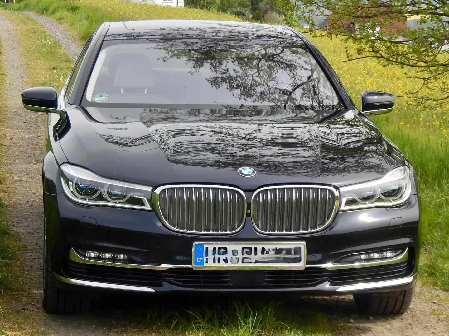 BMW 750 750Li xDrive Bleu - 1