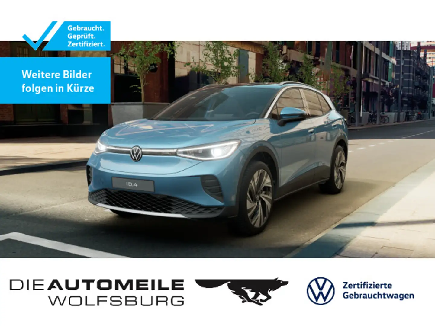 Volkswagen ID.4 Pro Pro HeadUp/Matrix/H+K/AHK/ACC Niebieski - 1