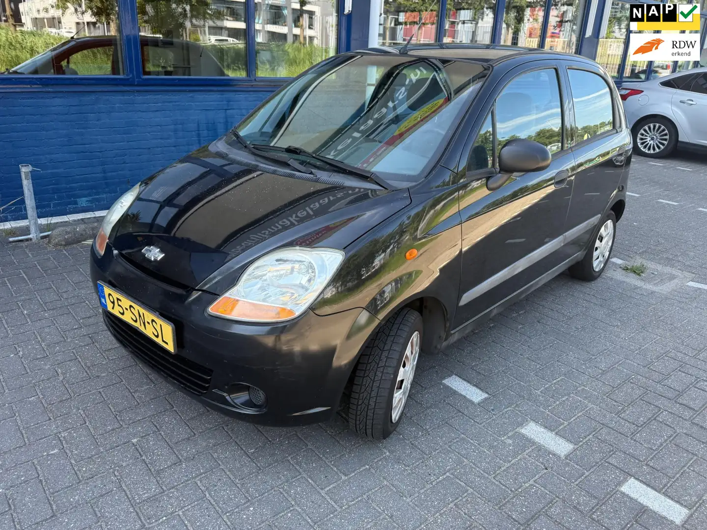 Chevrolet Matiz 0.8 Breeze ((( nieuwe apk ))) Zwart - 1