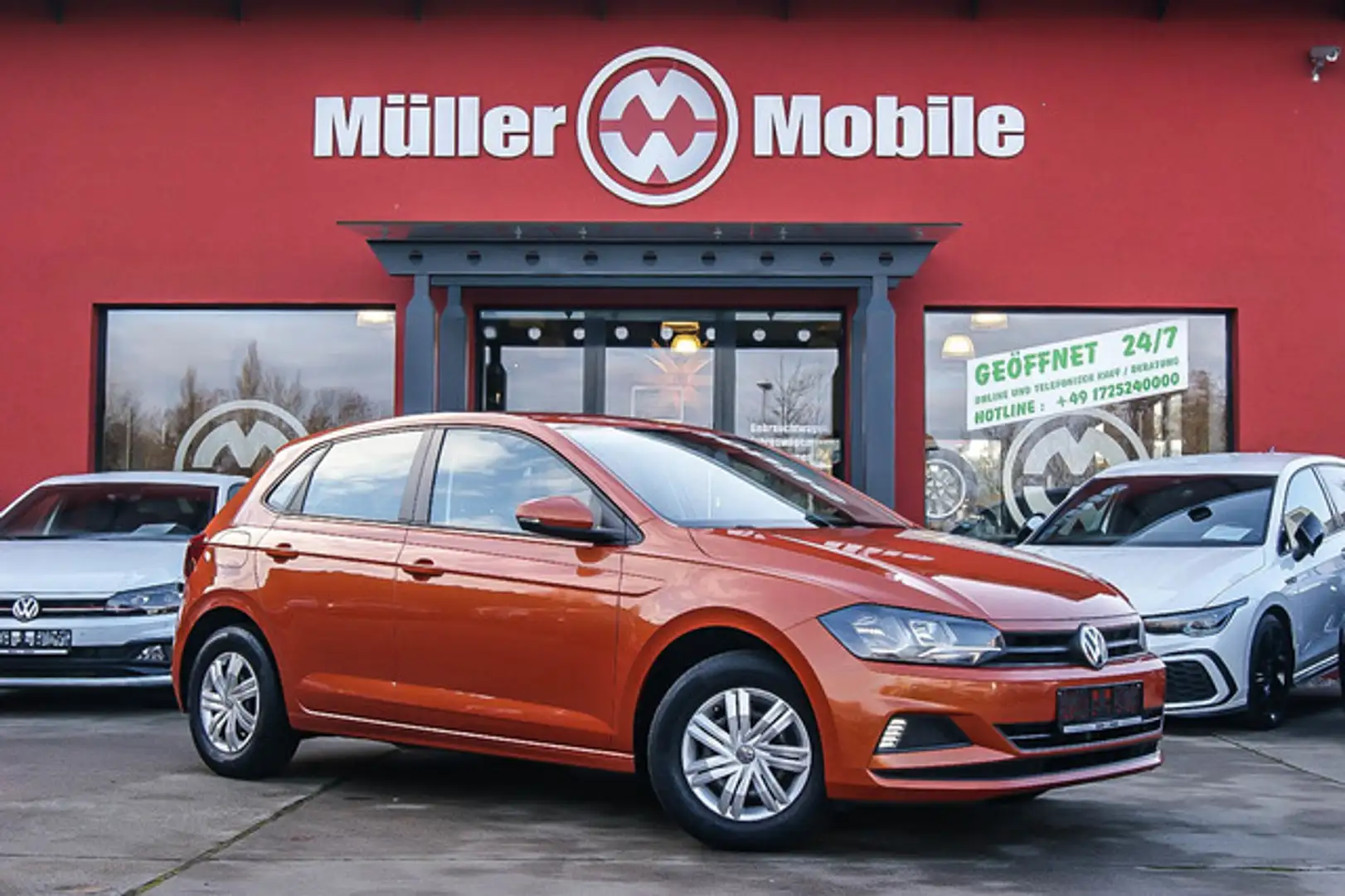Volkswagen Polo VI Trend 1.0 BMT ENERGETIC-ORANGE PDC KLIMA Orange - 1
