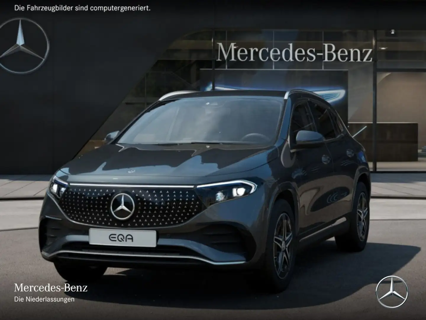 Mercedes-Benz EQA 300 4M AMG+ADVANCED+KAMERA+SPUR Grau - 2