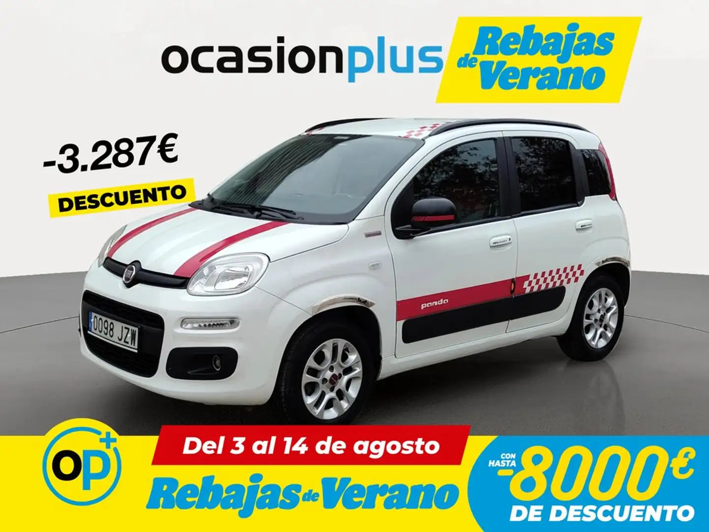 Fiat Panda 0.9 TwinAir Lounge Blanco - 1