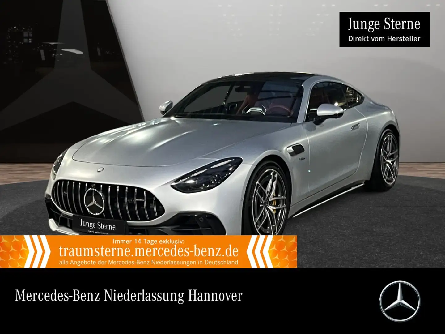 Mercedes-Benz AMG GT 43  Cp. Perf-Sitze 360° Pano Burmester HUD Argent - 1
