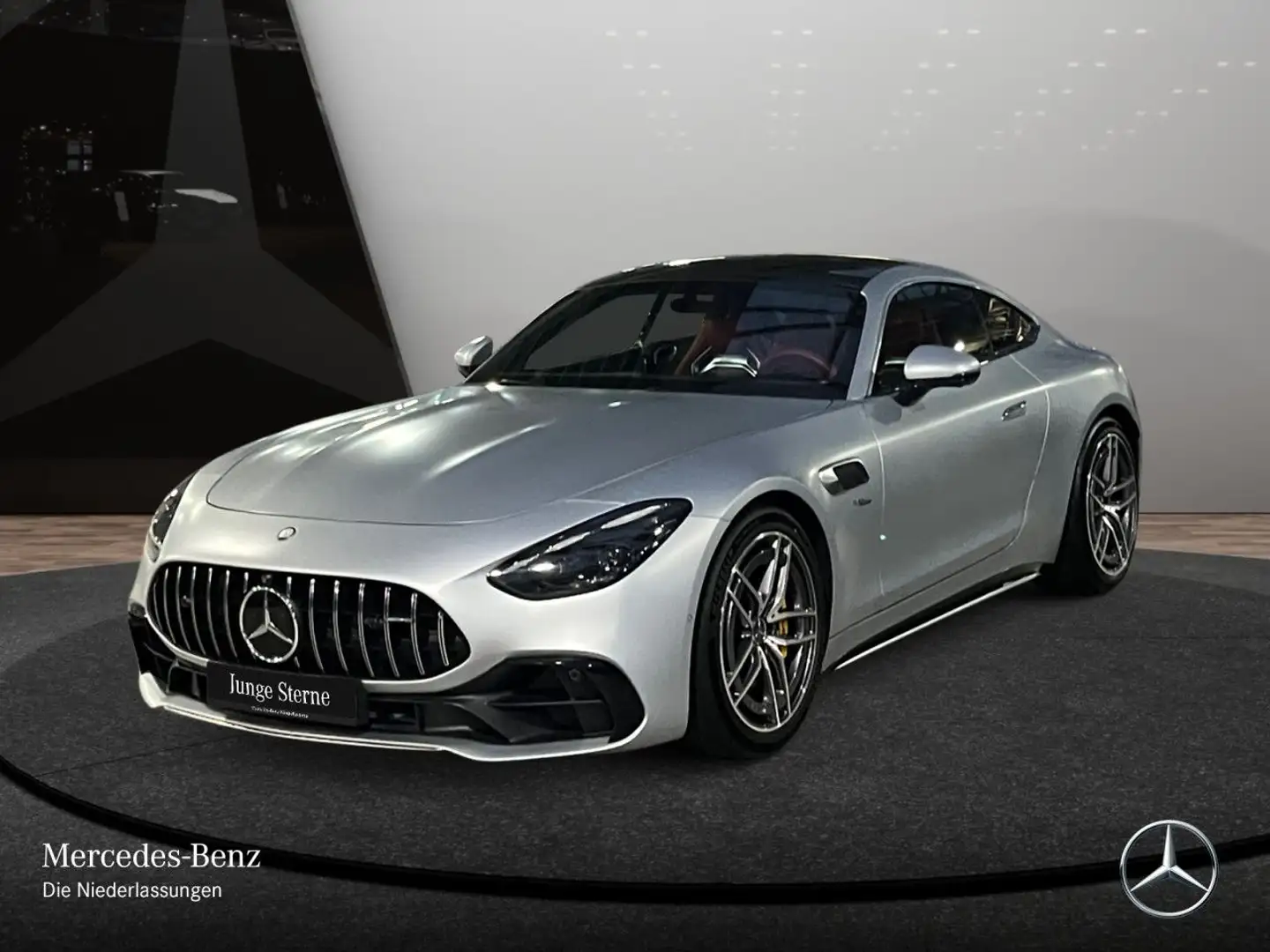 Mercedes-Benz AMG GT 43 Cp. Perf-Sitze 360° Pano Burmester HUD Silber - 2