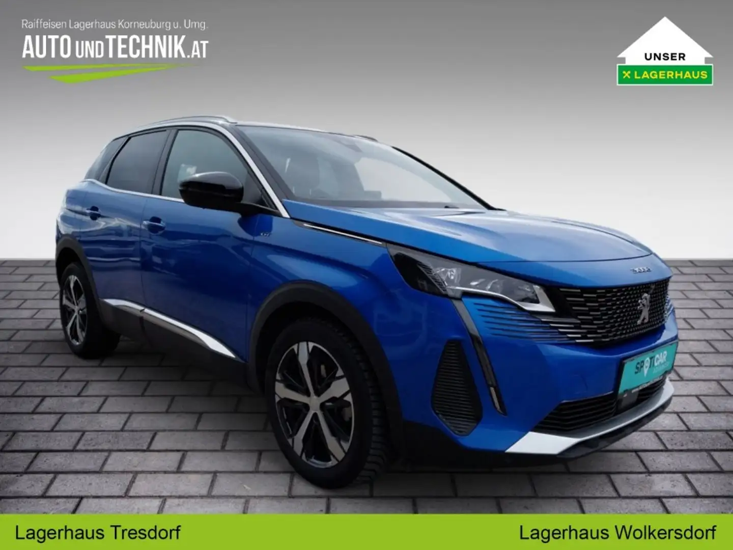 Peugeot 3008 GT PT130EAT8 Bleu - 2