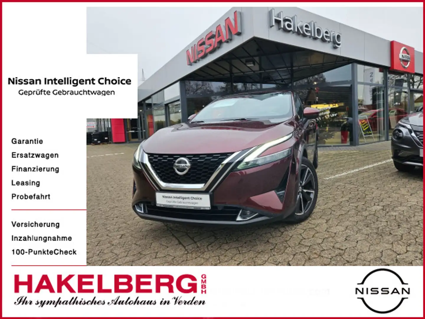 Nissan Qashqai 1.3 DIG-T X-Tronic Tekna Rot - 1
