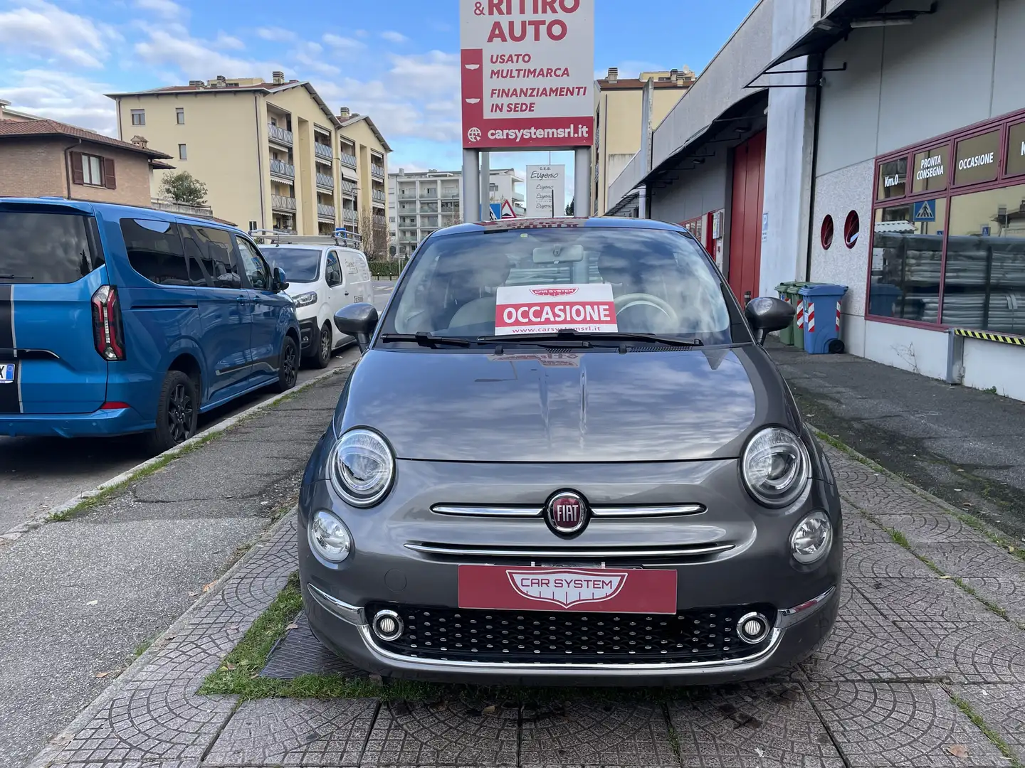 Fiat 500 500 III 2015 1.2 Lounge 69cv dualogic Grigio - 2