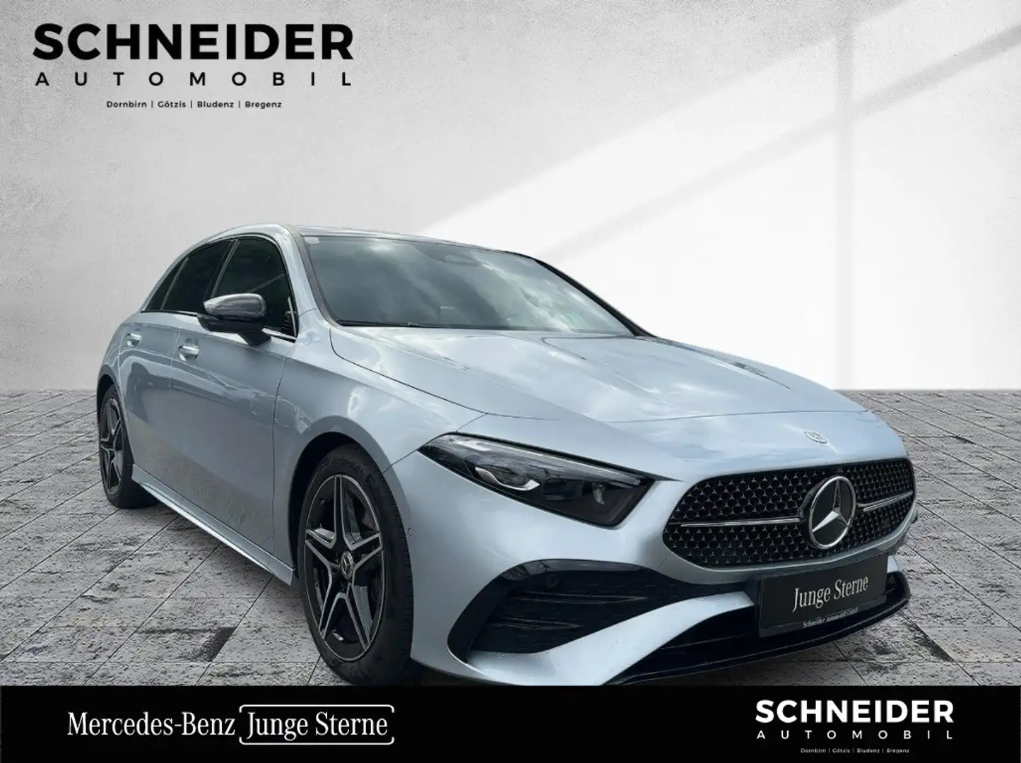 Mercedes-Benz A 200 d Kompaktlimousine W-Paket Night SpurH Silber - 1
