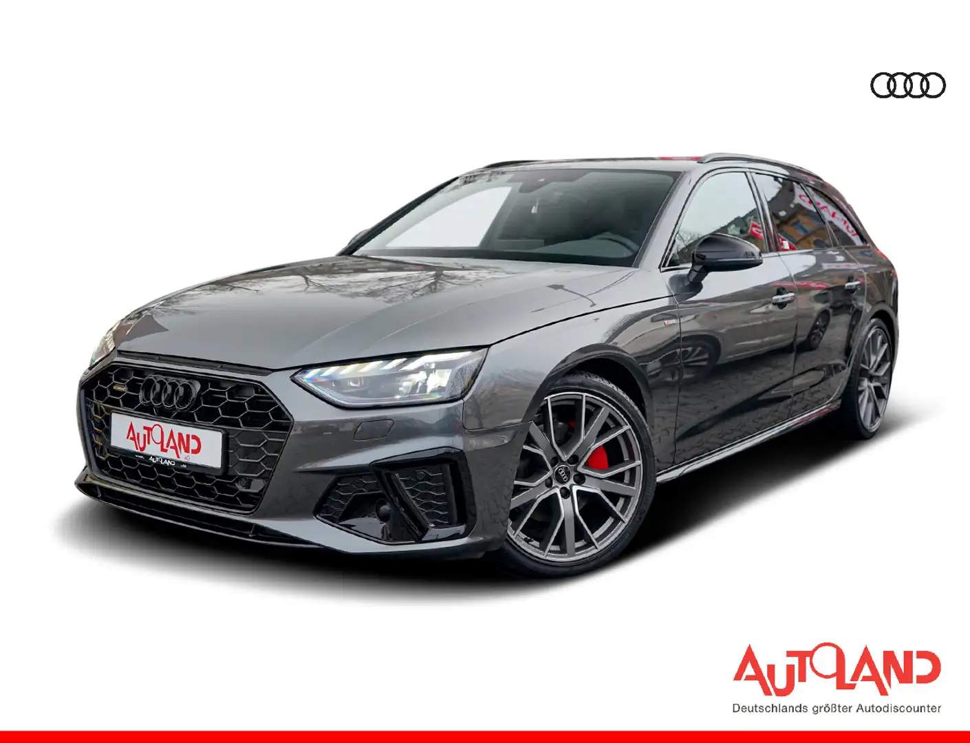 Audi A4 Avant 40 TFSI qu. 2xS line LED ACC AHK Kamera Grau - 1