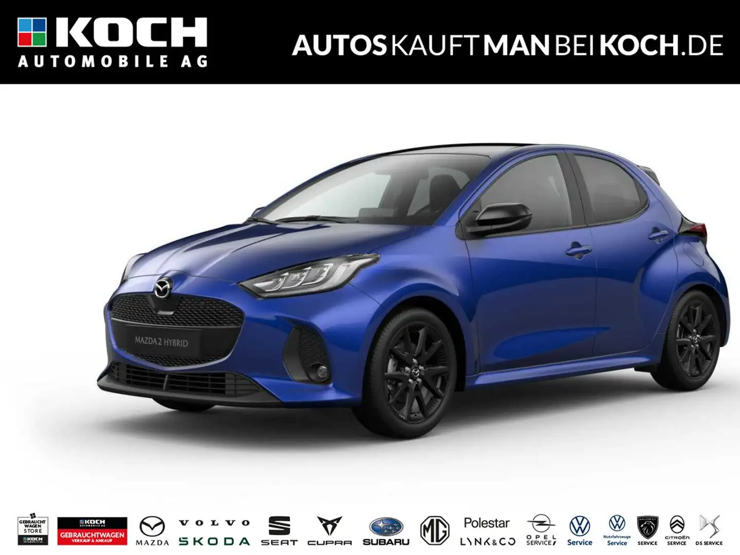 Mazda 2 Hybrid 5HB 1.5L Hybrid 116 FWD Homura Plus Blau - 1