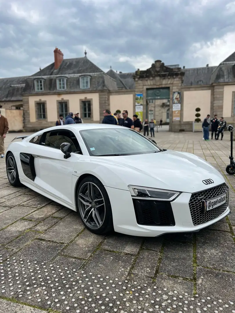 Audi R8 V10 plus Blanc - 2