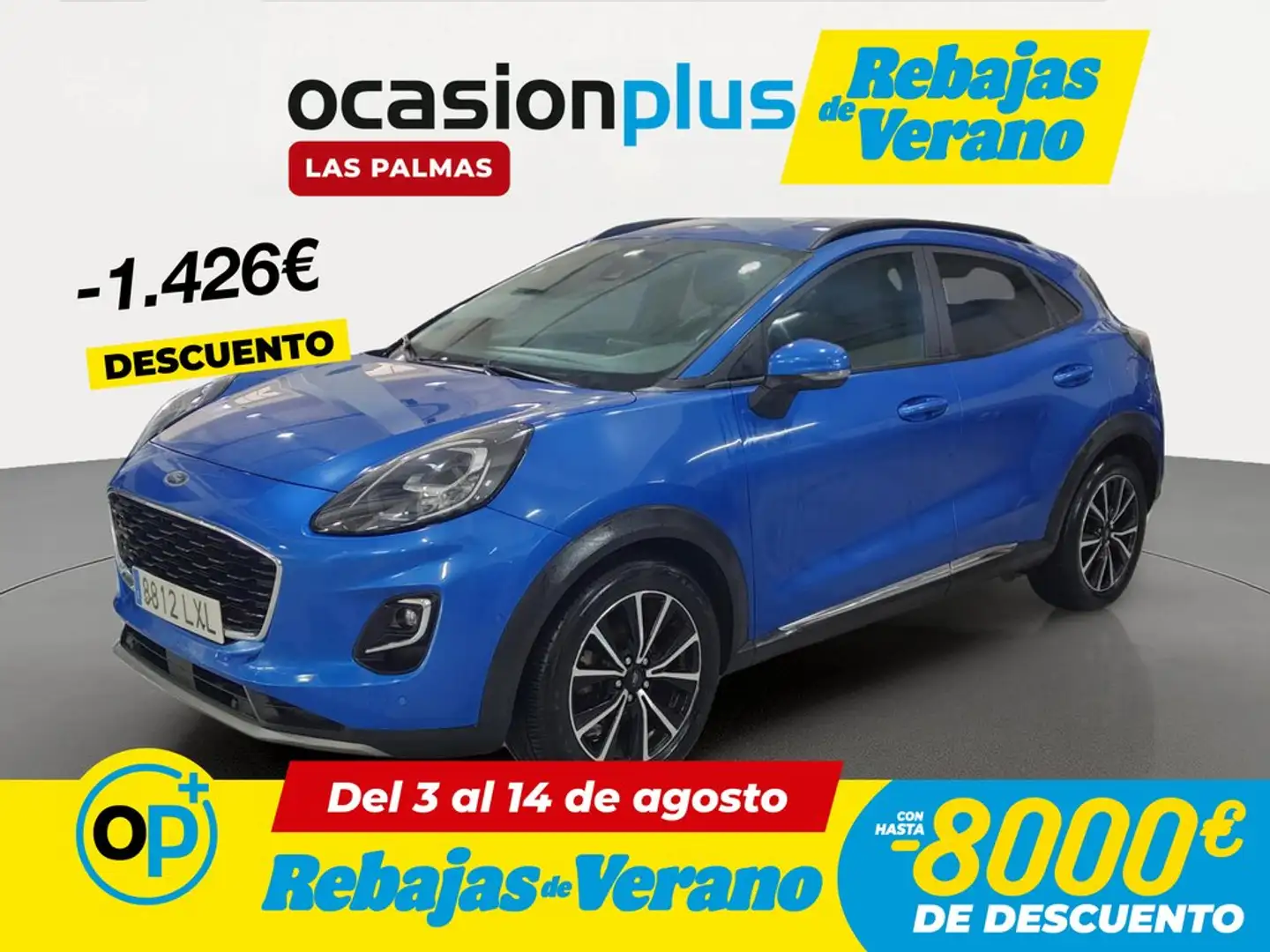 Ford Puma 1.0 EcoBoost MHEV Titanium Design 125 Azul - 1