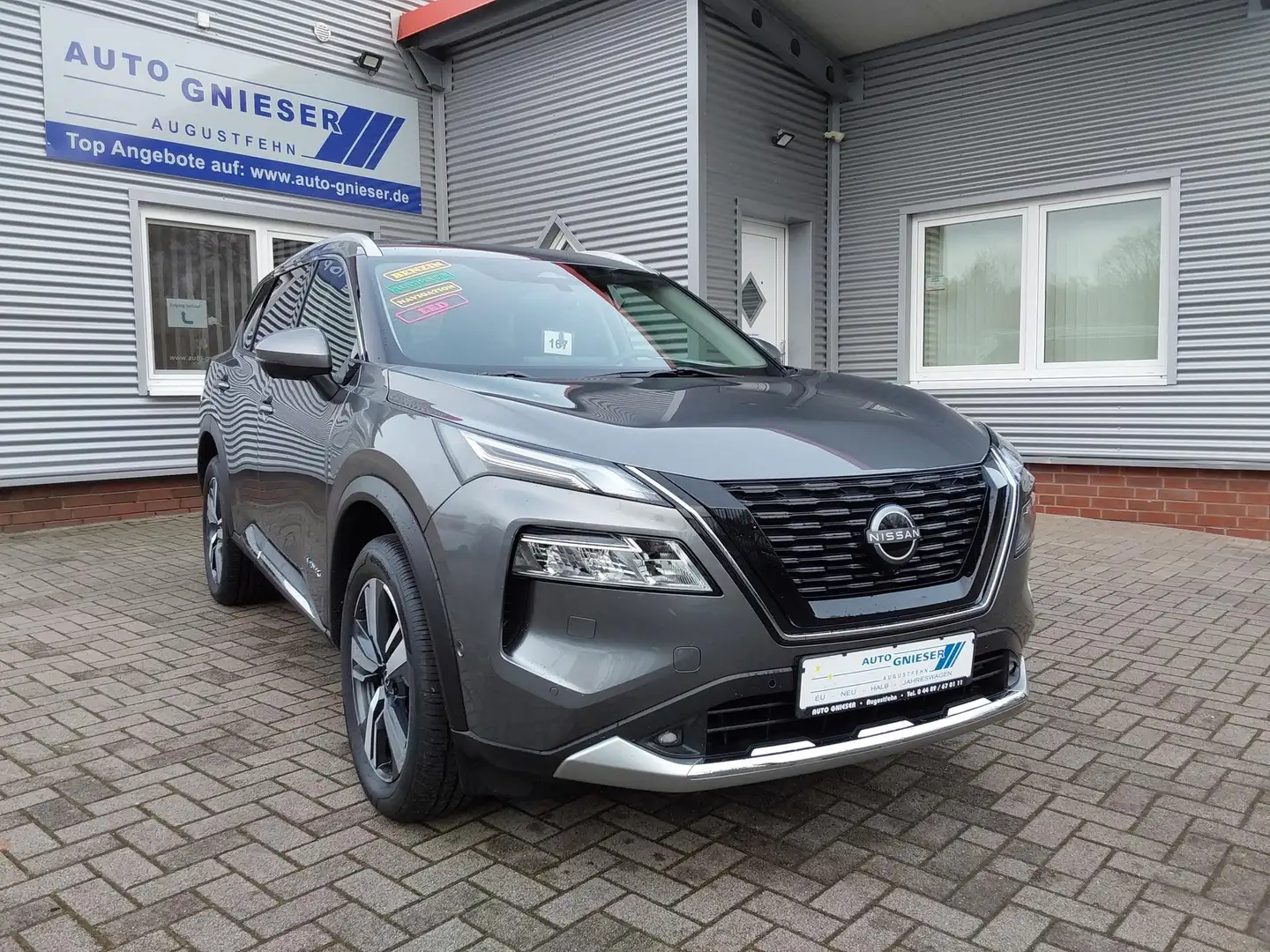 Nissan X-Trail e-POWER 4x4 e-4ORCE Tekna ACC/APP/LED/PDC/SHZ 1... Gris - 1