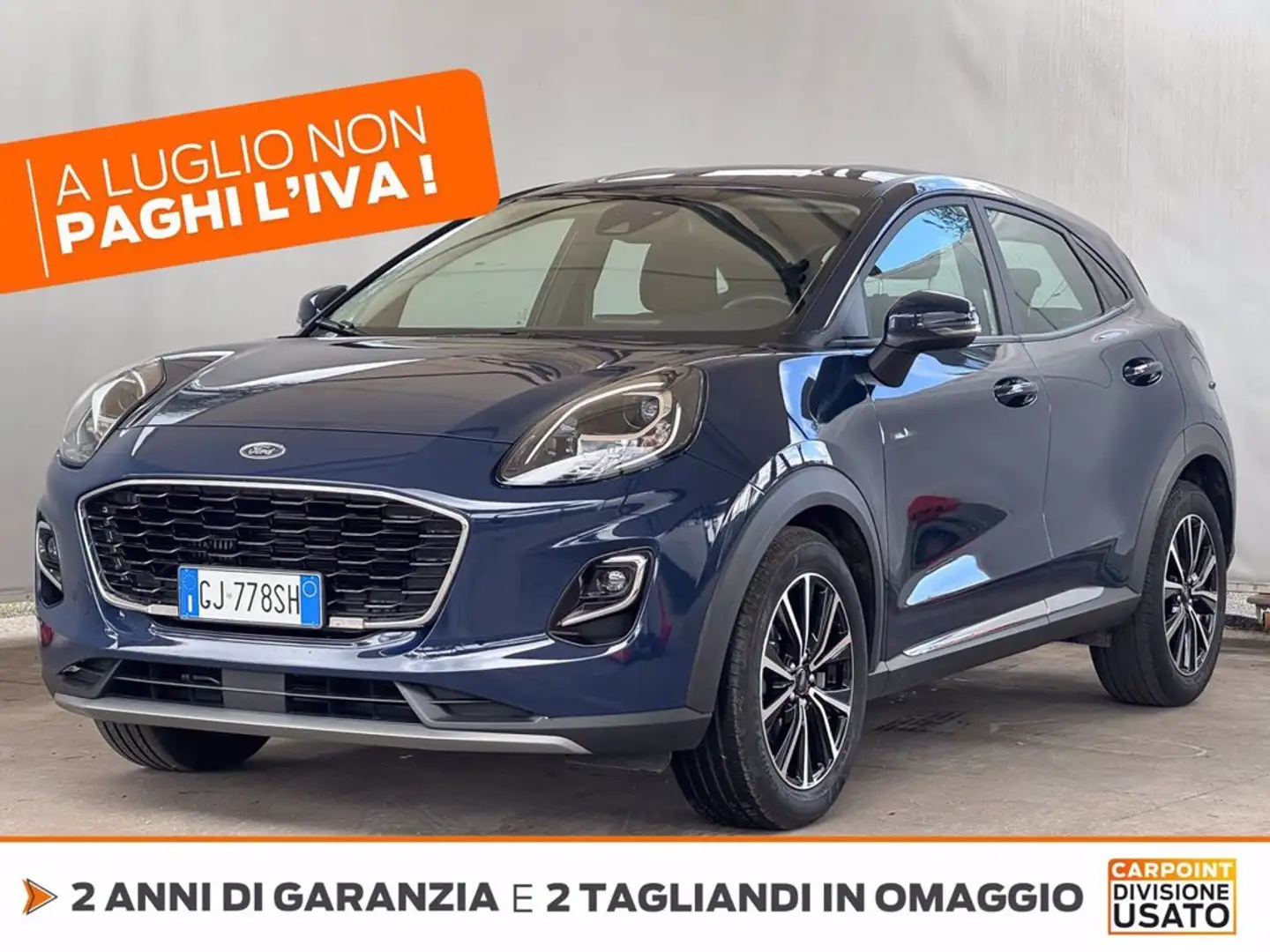 Ford Puma 1.0 ecoboost h titanium s&s 125cv Bleu - 1