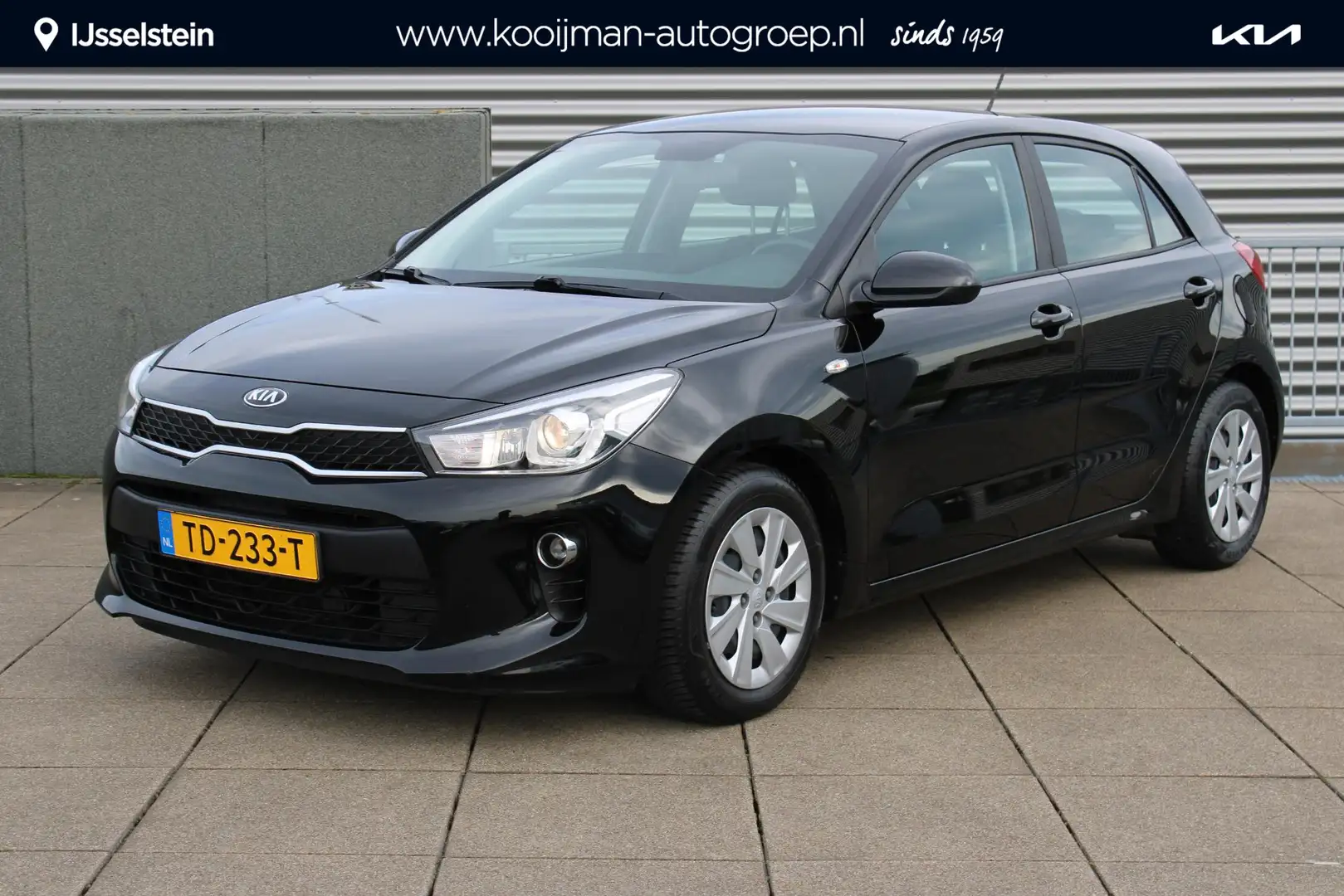 Kia Rio 1.0 TGDI ComfortPlusLine Navigator Tot 10 jaar gar Noir - 1