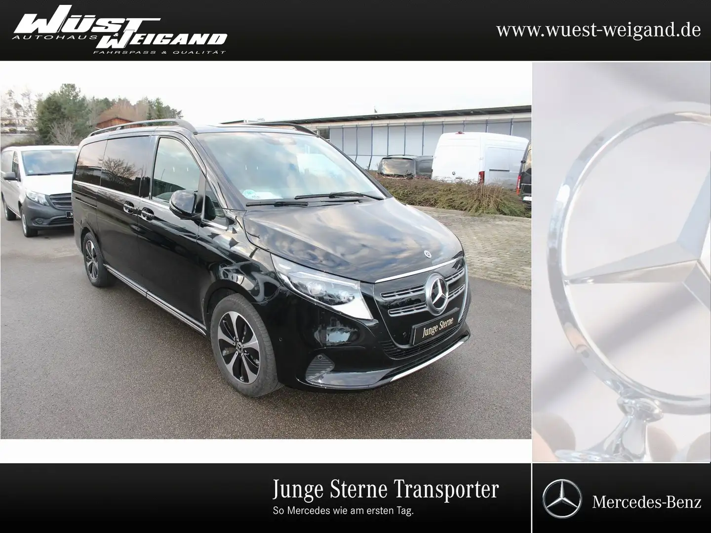 Mercedes-Benz EQV 300 AVANTGARDE+lang+Distronic+360°+Klima+ Schwarz - 1