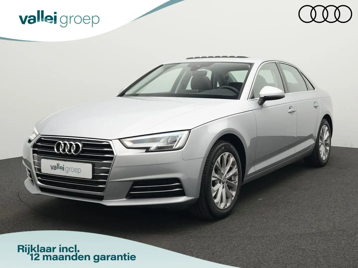 Audi A4 Limousine 2.0 TFSI 190 pk S-tronic ultra Design Pr Grijs - 1