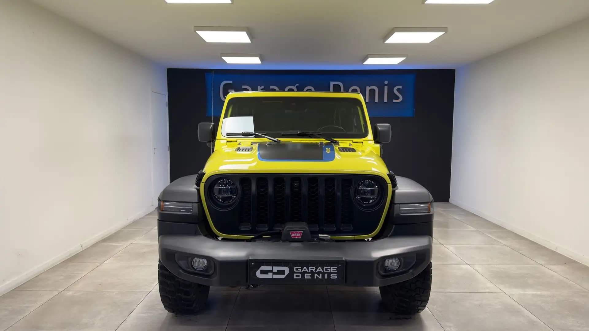 Jeep Wrangler 2.0 Turbo Rubicon *HYBRIDE*GPS+CAMERA*LED*GARANTIE Jaune - 2