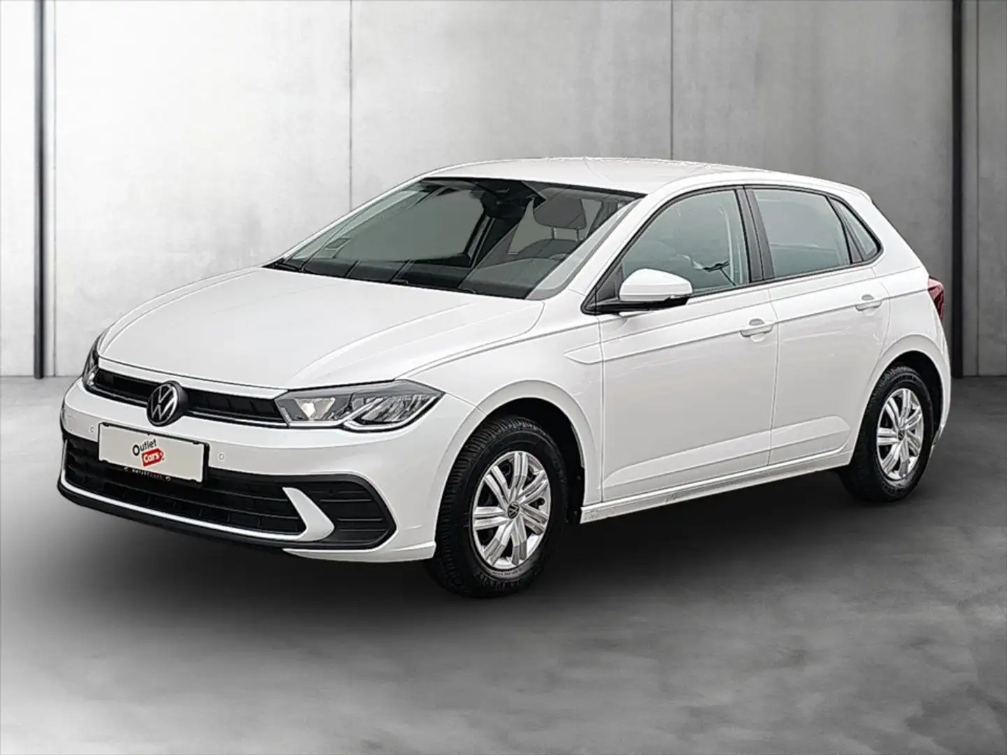 Volkswagen Polo VI 1.0 TSI ASSIST+LED+Virtual+PDC+Facelift Weiß - 2