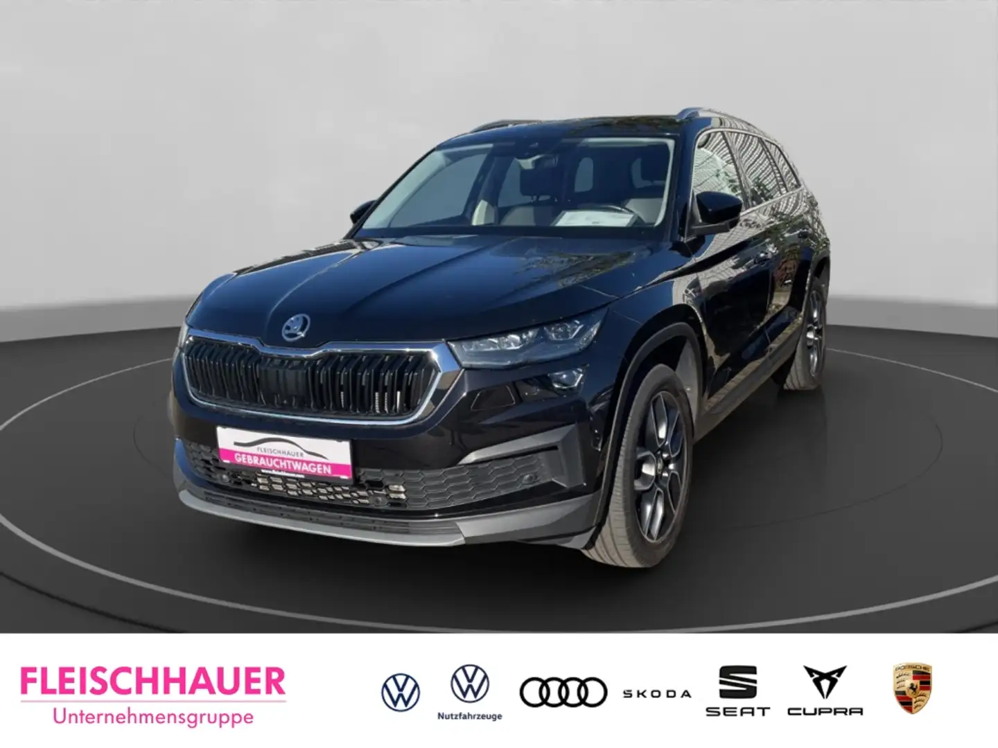 Skoda Kodiaq Style 4x4 Leder AHK schwenk Navi Columbus VC AreaV Noir - 1