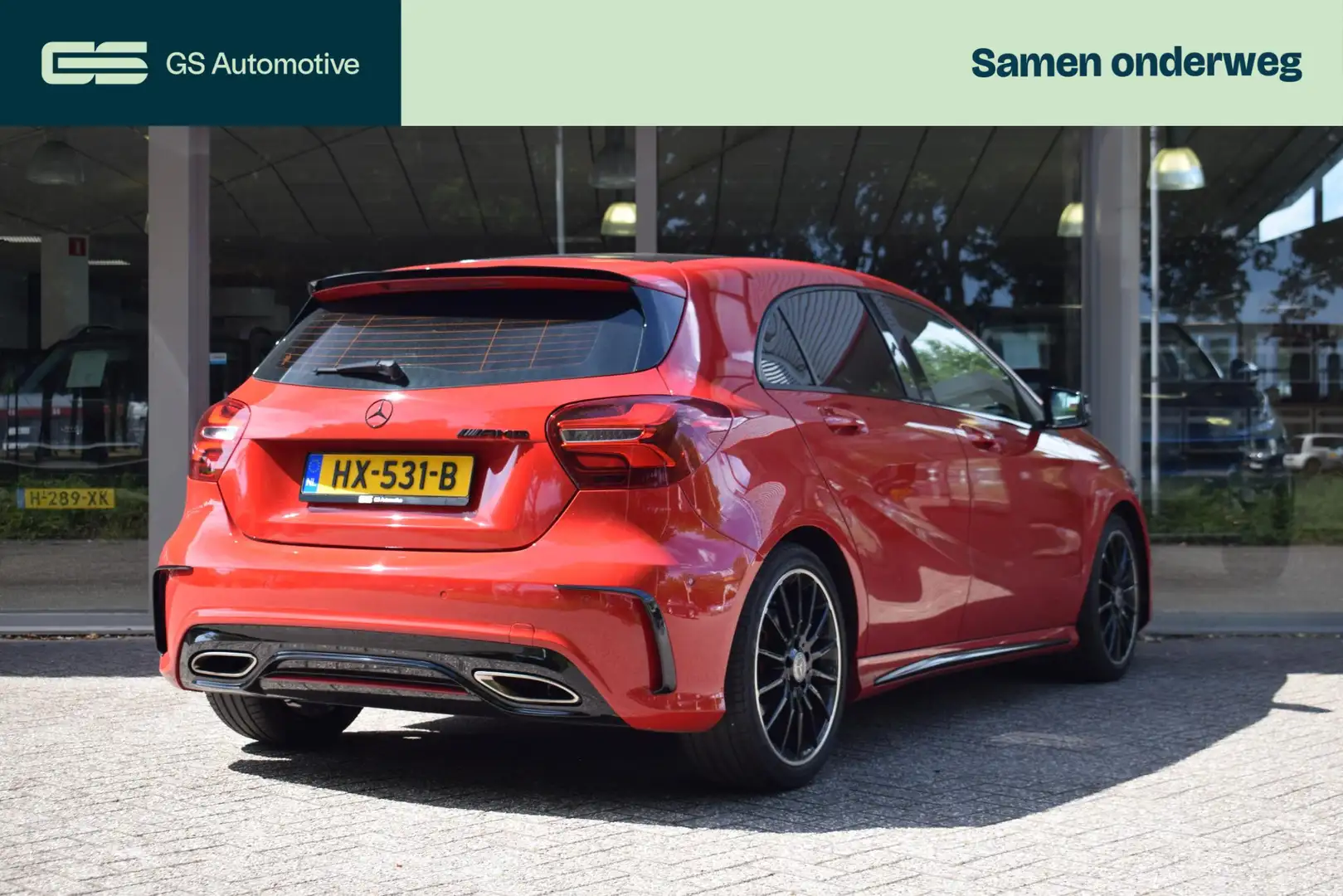 Mercedes-Benz A 250 Sport Ambition AMG/LED/Stoelverw/NAV/Leder/ Rot - 2