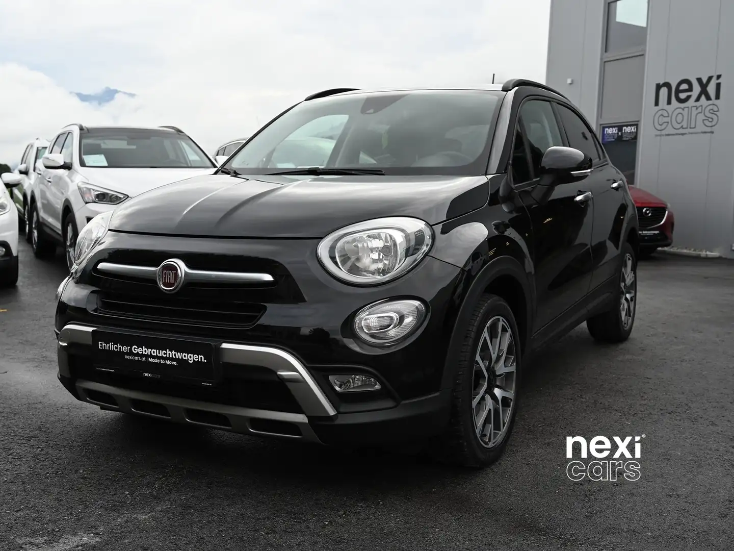 Fiat 500X 500X 1,3 Multi-Jet II 95 Off-Road Look Cross Plus | Pickerl, Bremsen, Reifen & Service Neu | günsiger Unterhalt Schwarz - 1