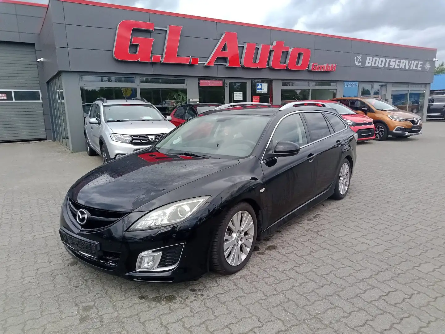 Mazda 6 Kombi 2.5/KLIMAAUTO/SH/KEYLESS/PDC/TEMPO Zwart - 1