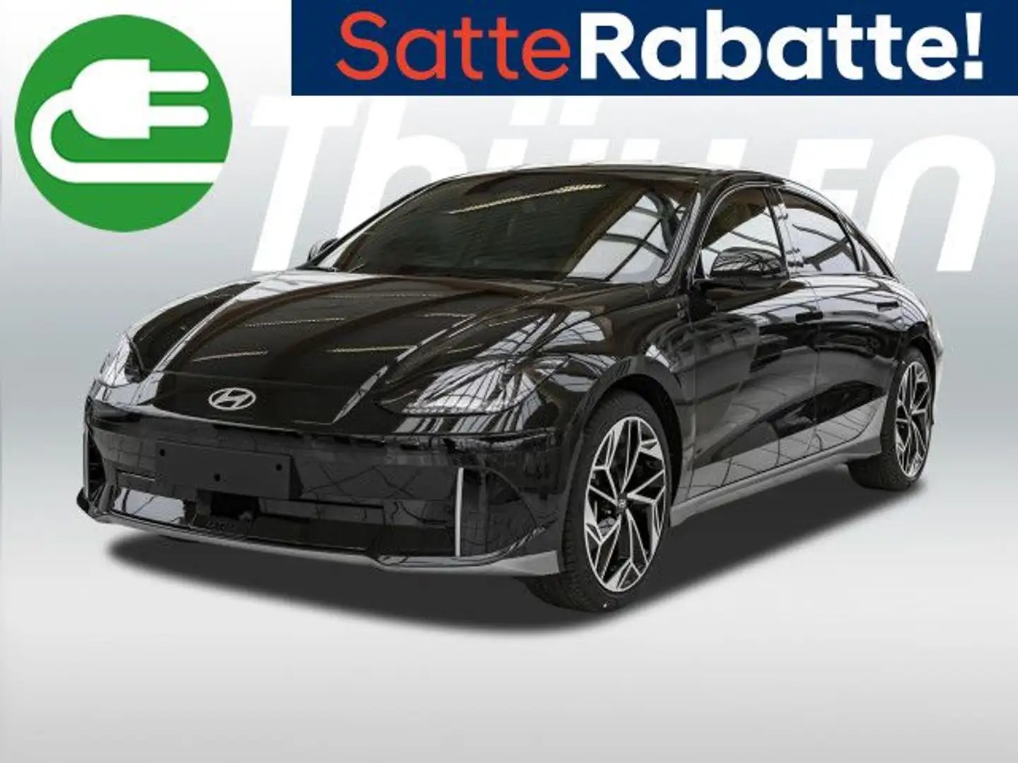Hyundai IONIQ 6 UNIQ 20" 77,4kWh Batterie Heckantrieb Navi Grün - 1