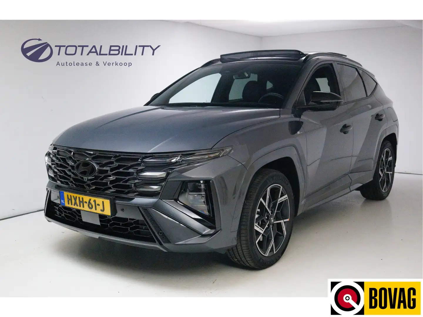 Hyundai TUCSON 1.6 T-GDI PHEV N Line Sky 4WD 252 PK PHEV | Panora Grijs - 1