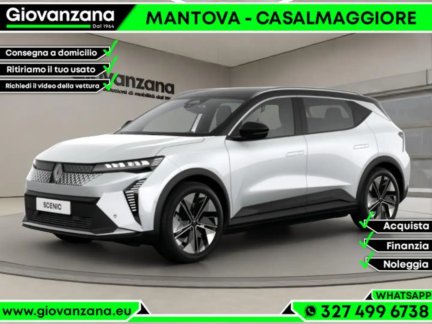 Renault Scenic Scenic Techno comfort range 170cv PRONTA CONSEGNA Bianco - 1