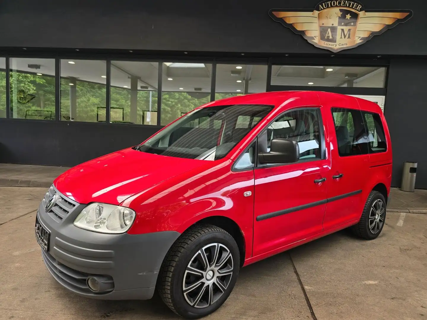 Volkswagen Caddy Life-Team EcoFuel KLIMA/2xSCHIEBETÜR/AHK Rot - 1