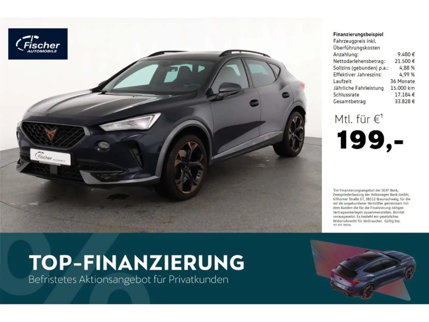 CUPRA Formentor 2.0 TSI 4Drive VZ Blau - 1