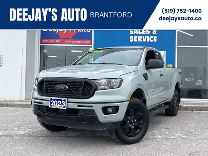 Gray 2023 Ford Ranger Pickup Truck Four-Wheel Drive Automatic