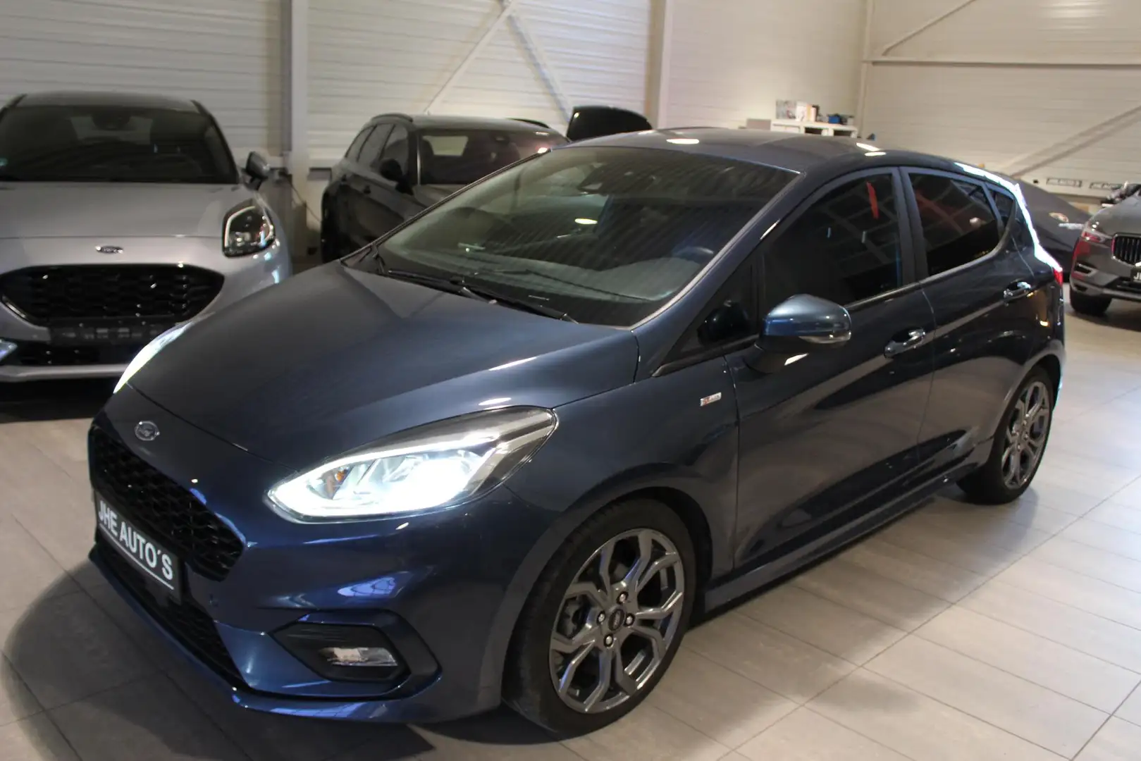 Ford Fiesta 1.0 EcoBoost | ST-Line | LED | Keyless | Camera | Blauw - 1