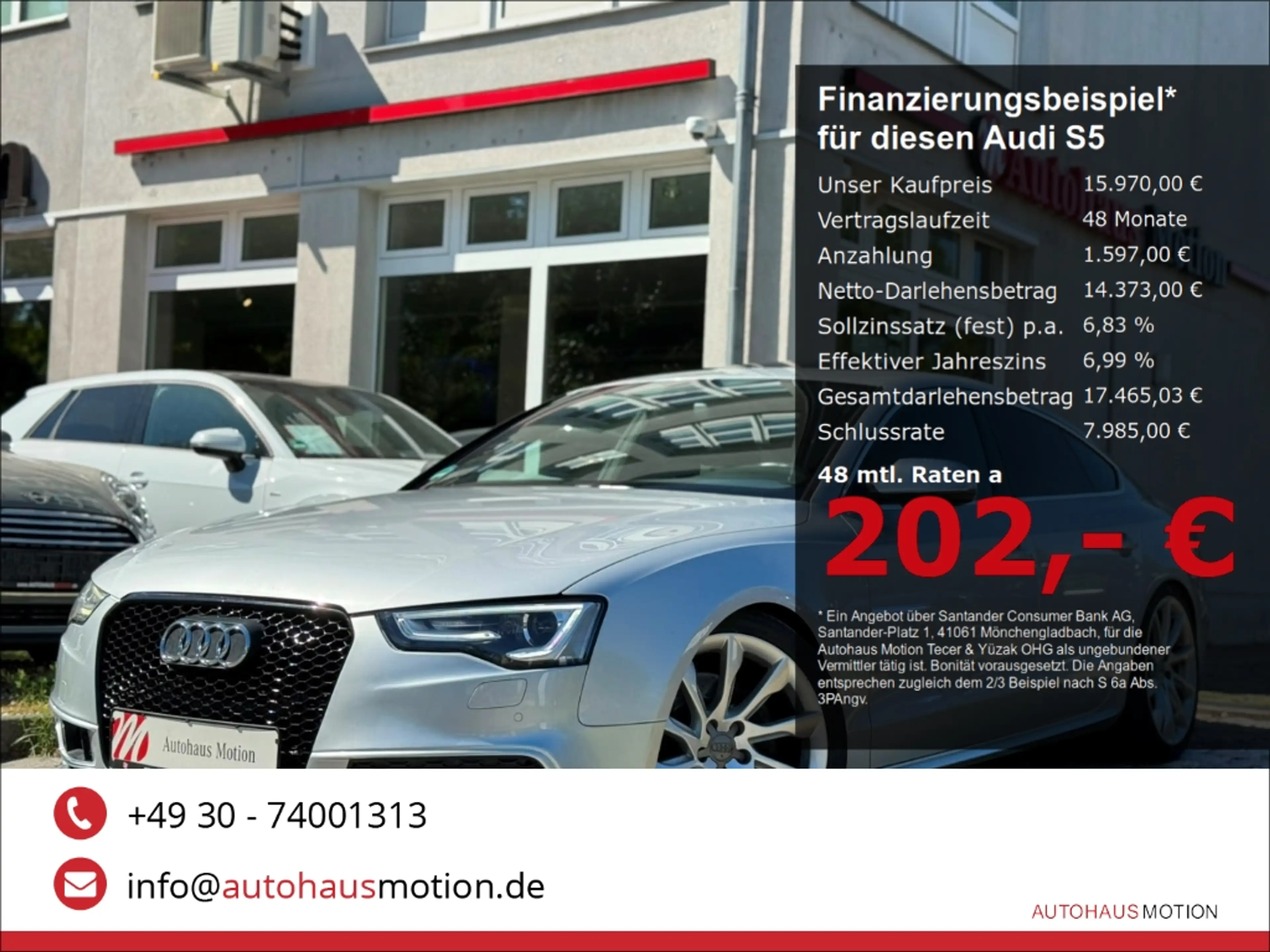 Audi S5 Sportback 3.0 TFSI quattro STANDHZG ACC LEDER B&O