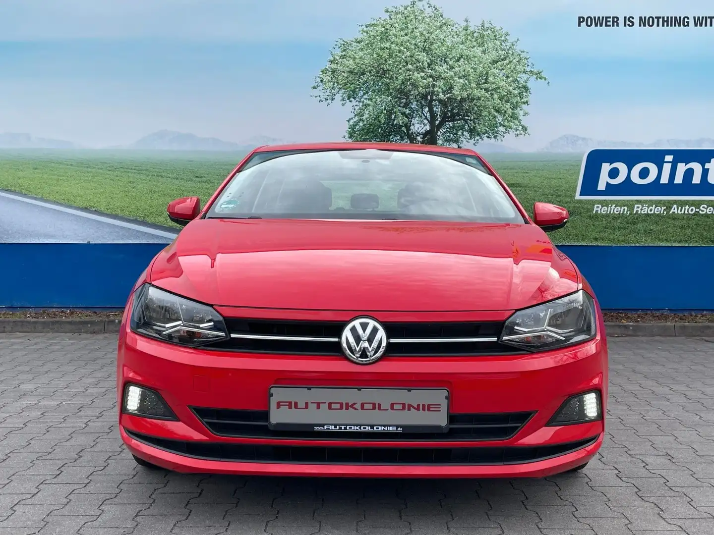 Volkswagen Polo POLO VI 1.HAND 59KM AUTO-NAVI-KLIMA-SITZH.-TEMPO Rot - 2