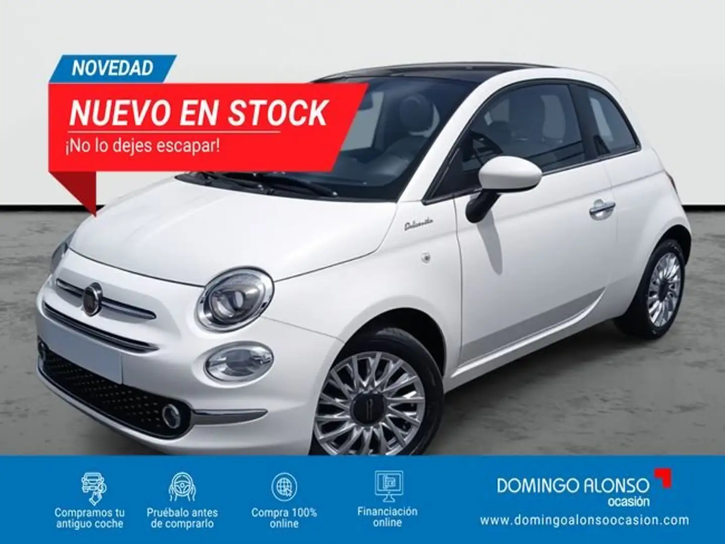 Fiat 500 1.0 Hybrid 51KW (70 CV) HIB SUAVE Blanco - 1