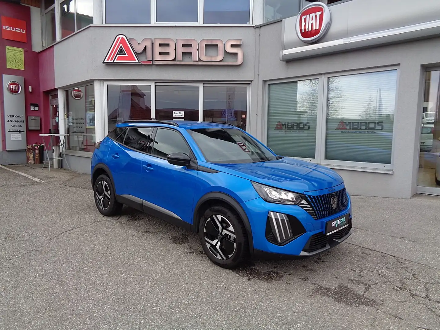 Peugeot 2008 PureTech 100 S&S Allure 6-Gang-Manuell Blau - 1