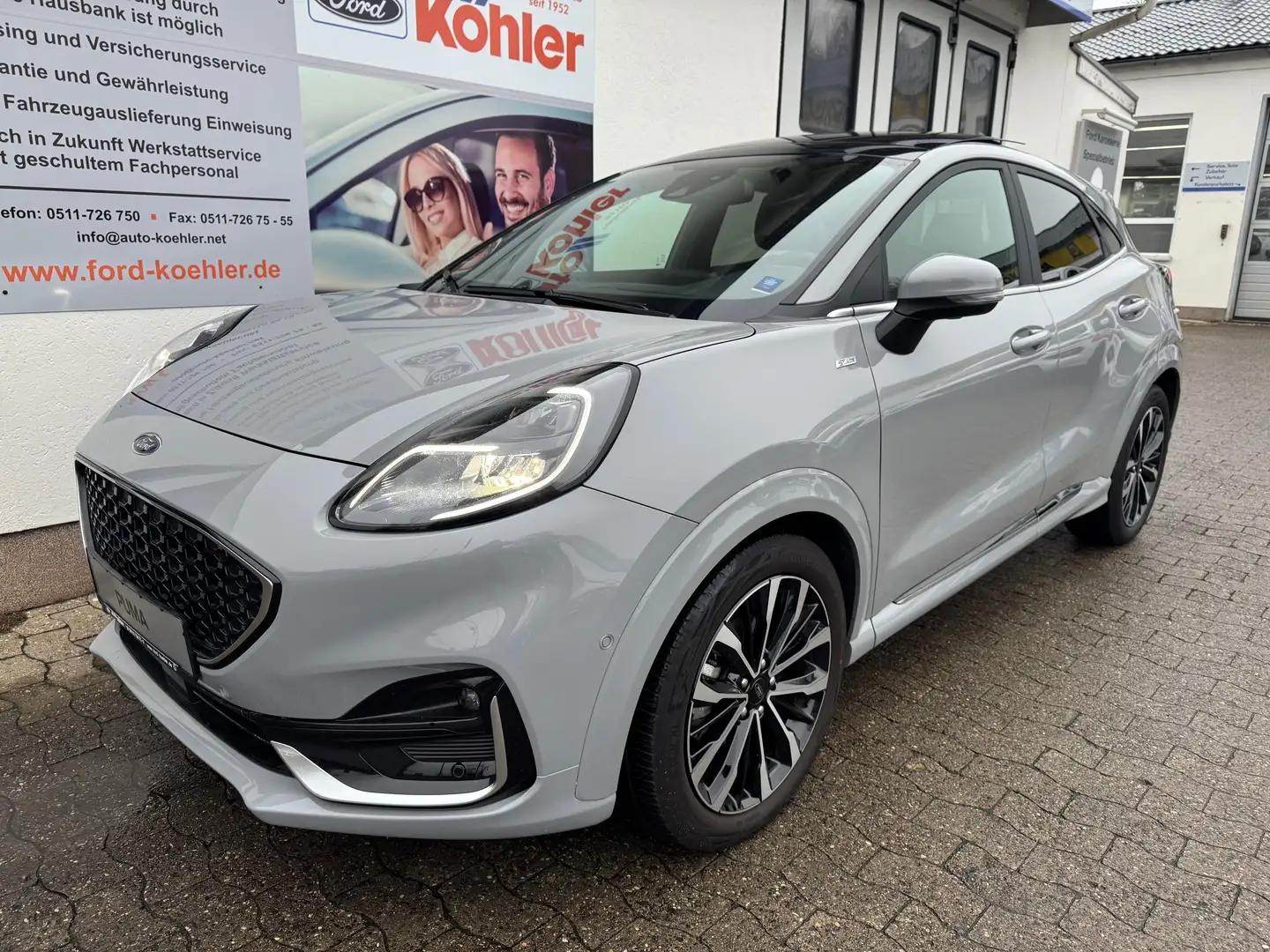 Ford Puma ST-Line VIGNALE mHEV mit Panoramadach Grau - 1