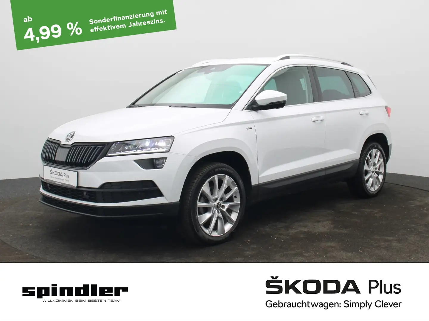 Skoda Karoq Ambition Clever 1.5 TSI DSG/ LED, ACC, AHK Weiß - 1