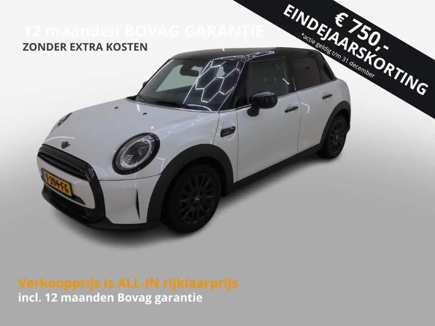 MINI Cooper 1.5 COOPER AUTOMAAT CAMDEN EDITON 5-DEURS LEER/SP. Blanc - 1