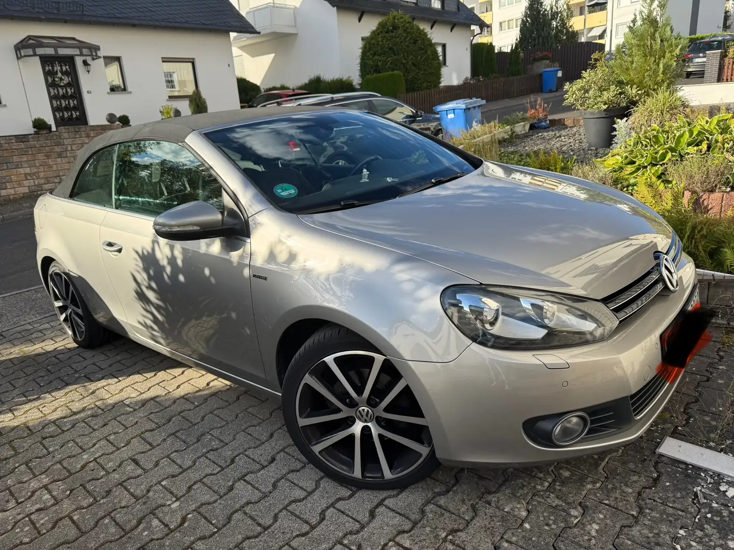 Volkswagen Golf Cabriolet Golf Cabrio 1.4 TSI BlueMotion Technology Lounge Silver - 1