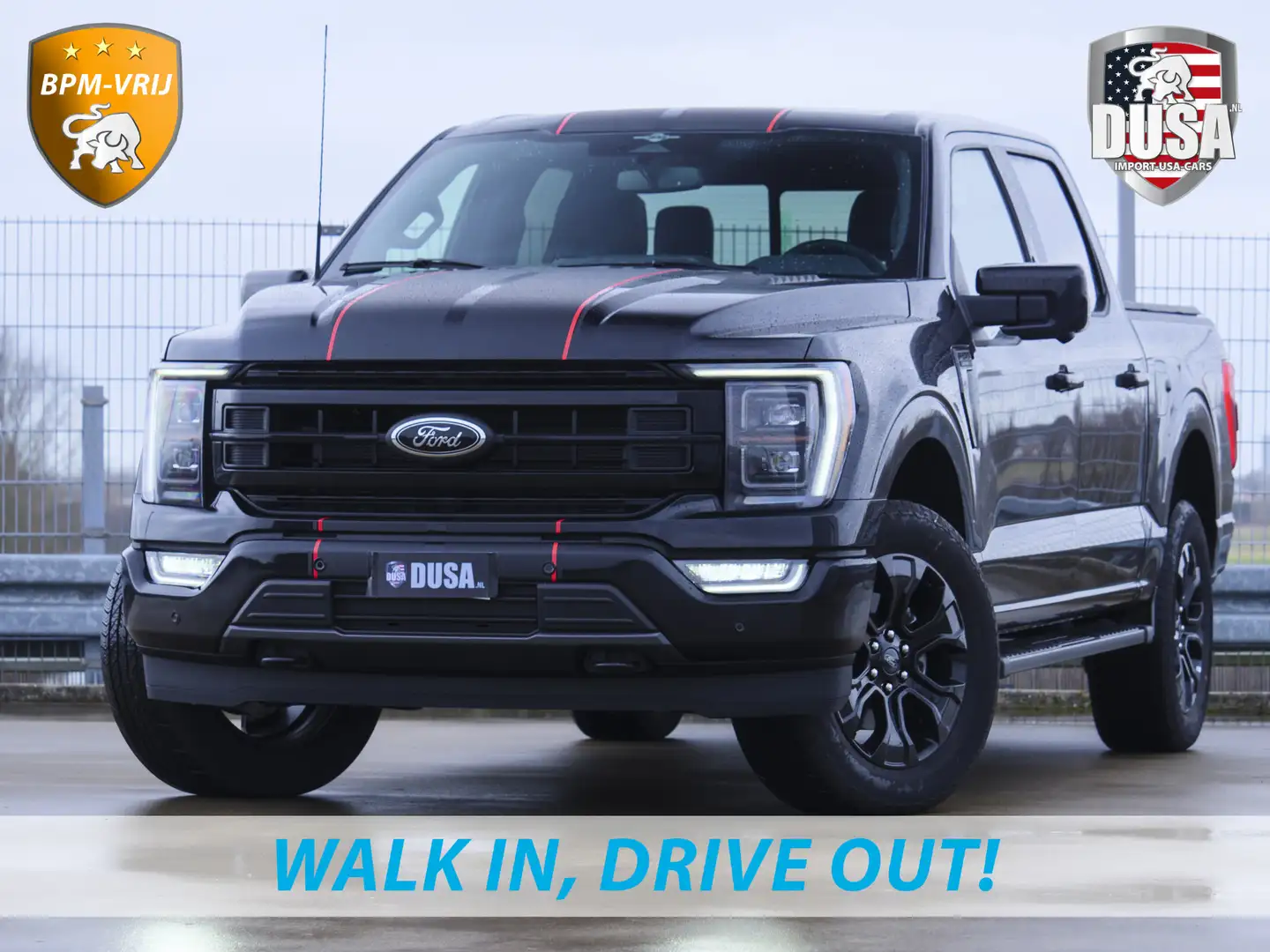Ford F 150 5.0 V8 | Super Crew | Lariat FX4 | Black Edition | Negro - 1