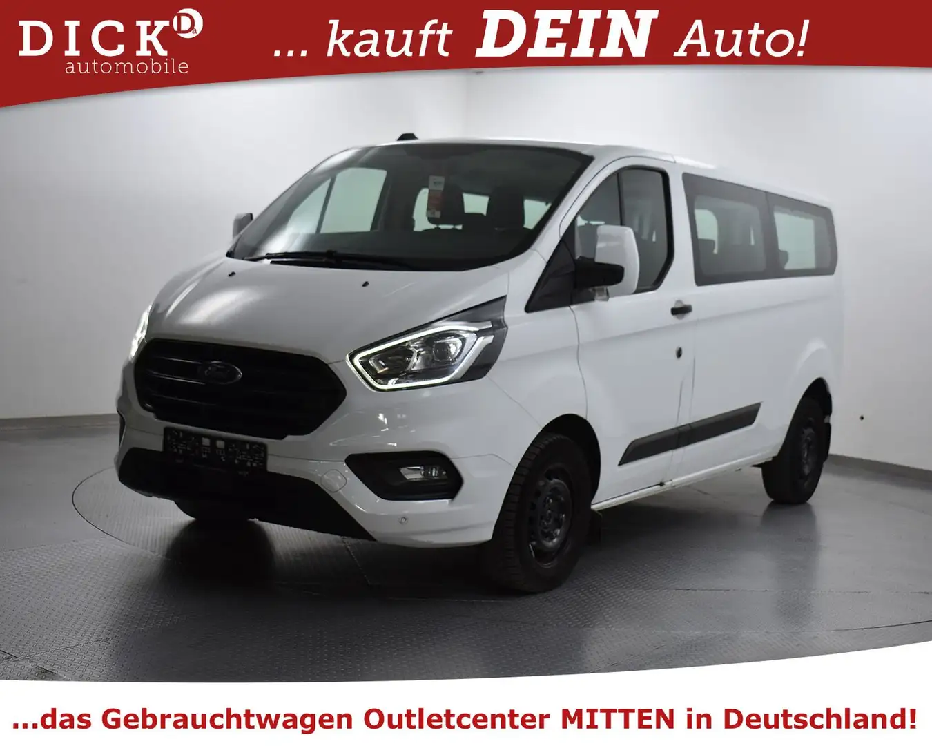 Ford Transit Custom Transit Cust 2.0d 320 L2 Trend 9SI+KLIMA+PDC+TEM Blanco - 2