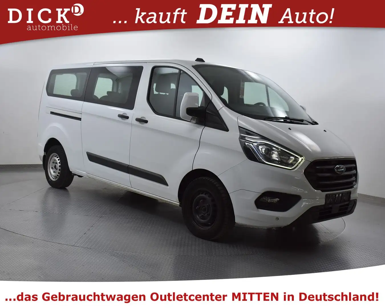 Ford Transit Custom Transit Cust 2.0d 320 L2 Trend 9SI+KLIMA+PDC+TEM Blanco - 1