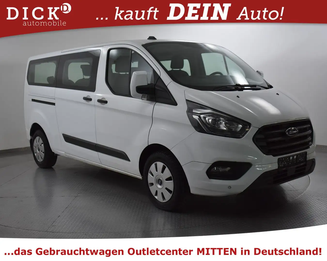 Ford Transit Custom Transit Cust 2.0d 320 L2 Trend 9SI+KLIMA+PDC+TEM Weiß - 1
